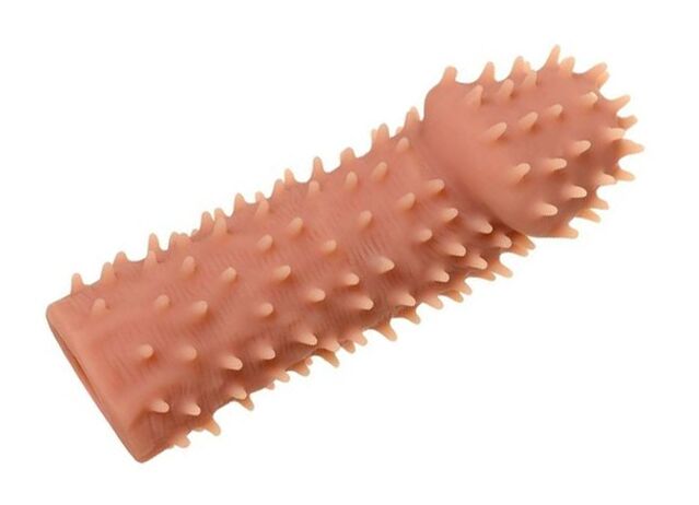 attached to the penis with spikes