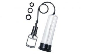 Vacuum pump to increase penis size