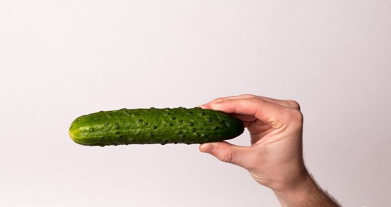 How should the penis be positioned